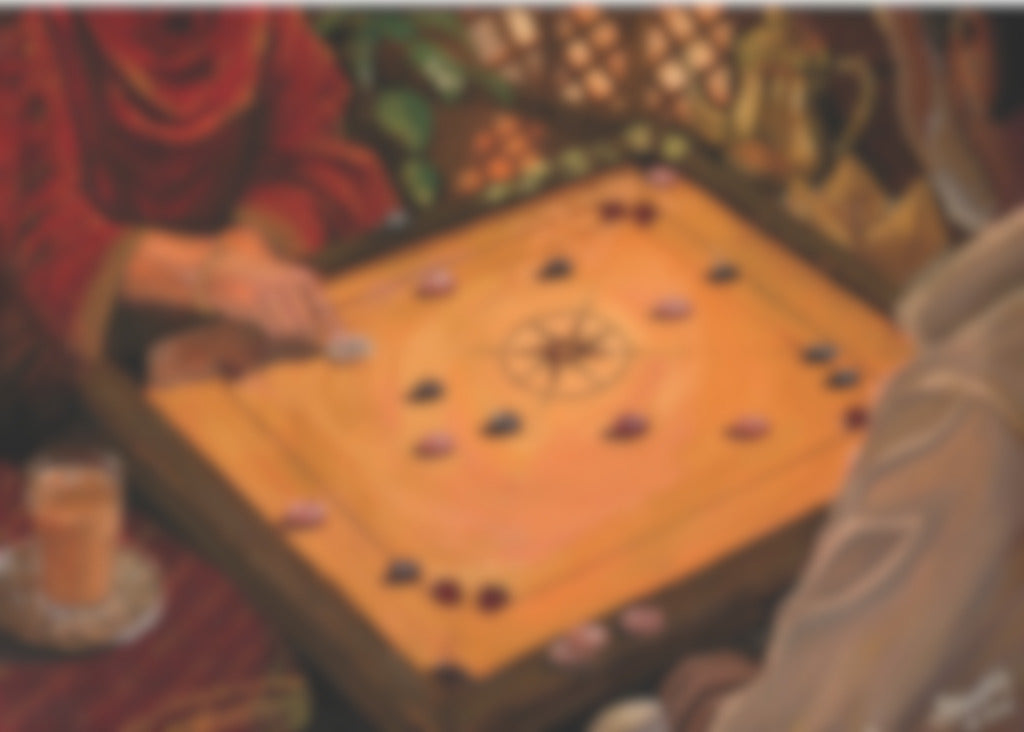 'conversations over carrom and chai' Digital Print